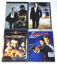 Casino Royale, Quantum Of Solace, Golden Eye &amp; Die Another Day DVD James Bond - £7.30 GBP