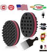 Effortless Curl Definition: Magic Sponge Brush &amp; Free Pick Comb Set - 2 ... - $280.49 MXN