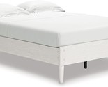 Signature Design by Ashley Aprilyn Farmhouse Platform Bed, Full, Whitewash - $315.99