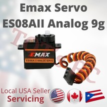 EMax ES08A II 9 Gram Mini Servo Micro Analog TREX 450 Servo for 3D RC Pl... - $6.89