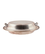 Vintage GORHAM SILVERPLATE OVAL Serving PLATTER  Dish w/ 2 Handled Lid Y... - €16,12 EUR