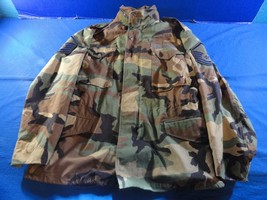 Usgi M-65 Bdu Woodland Camouflage Cold Weather Cw Field Jacket Coat Medium Reg - $42.07