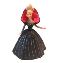 1998 Holiday Barbie Christmas Ornament Hallmark Keepsake Black Red Dress - £14.97 GBP