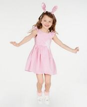 Rare Editions Toddler Girls Embroidered Seersucker Dress - Pink, Size 3T - $22.28