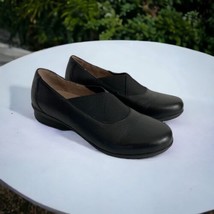 Dansko Women Shoes SIze 38 ANN Slip On Comfort Shoes Elastic Leather EUC  - £26.80 GBP