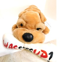 Vintage Toy Works Wasssssup Dog Plush Stuffed Animal 1990s - £6.96 GBP
