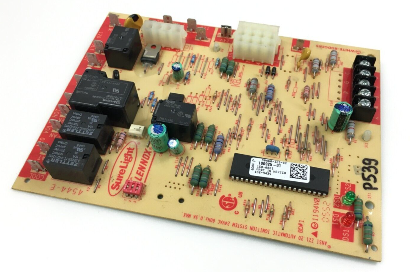 Primary image for LENNOX 50A66-123-02 SureLight WhiteRodgers Control Circuit Board 100925-01 #P539