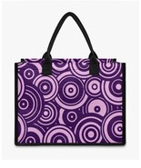 Violet Vortex Tote: Circular Chic  |  Free Shipping! - $733.69 MXN