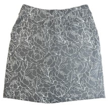 Duluth Trading Noga Naturale Skort Small Gray Floral Casual UPF Skirt/Sh... - £23.91 GBP