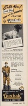 1955 Print Ad Utica Duxbak Hunting Clothes Dog Month German Shorthaired ... - £11.38 GBP