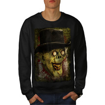 Wellcoda Gentleman Dead man Mens Sweatshirt, Monster Casual Pullover Jumper - £23.72 GBP+