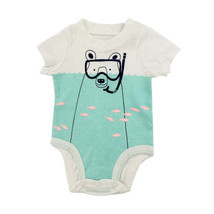 allbrand365 designer Infant Boys Layette Set Bodysuit &amp; Leggings 3 PC Size 3M - £22.09 GBP