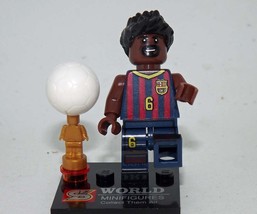 Spain World Cup Soccer player Building Minifigure Bricks US - £5.42 GBP