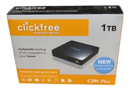 Clickfree C2N Plus Automatic Home Backup Drive 1TB  Windows PC MAC Open Box - $39.55