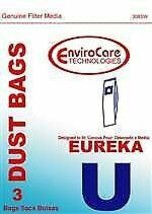 Eureka Paper Bag Style U 3 Pack Replacement #308SW - $7.53
