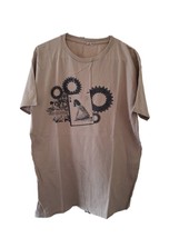 Grassroots Tan Short Sleeve Band T-Shirt - £11.37 GBP