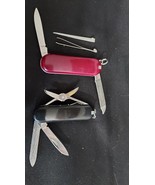2 Mini Pocketknifes with mini toothpick and tweezers - £11.76 GBP
