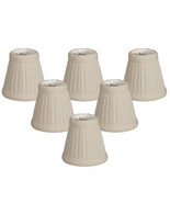 Royal Designs, Inc. Pleated Empire Chandelier Shade CS-109BG-6, Beige, 2... - $16.78+