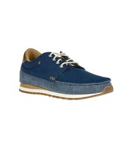 Sanuk men's beer runner shoes in Navy/Tan - $55.00