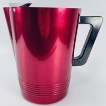 1950s REGAL Supreme Vibrant Red Anodized ALUMINUM ICE LIP PITCHER - £11.49 GBP