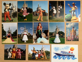Castaways Club Litho + 11 Disney 5x7 Glossy Professional Photos + 25th P... - $14.26