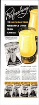 1939 Libbys Pineapple Juice From Hawaii Fruit  Print Ad Paper Advertisem... - £20.76 GBP