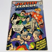 Justice League of America #44 Nice Silver Age Wonder Woman Flash DC 1965 Read - £10.43 GBP