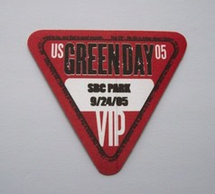 Green Day Concert Tour VIP Backstage Pass Original 2005 Punk Rock Music ... - £9.39 GBP