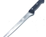 Vintage Kitchen Knife L.C. Germain Rostfrei Edelstahl 6&quot; Blade Wood Handle - £7.07 GBP