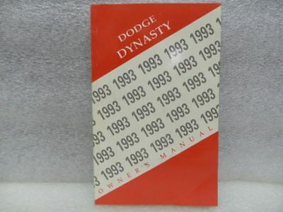 DODGE DYNASTY   1993 Owners Manual 16658 - $12.86