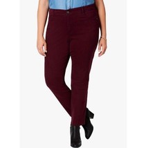 Style &amp; Co Womens Plus 16W Berry Jam Denim High Rise Skinny Jeans NWT R23 - $29.39