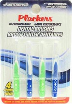 Plackers DENTAL BRUSHES Oral PICKS interdental floss brush Plaque Cleane... - $16.11