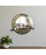 Aluminum Porthole Mirror Chrome Plated  - $139.46 CAD