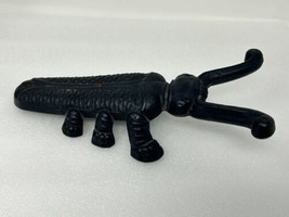 Cast Iron Boot Jack Beetle - Door Stop - Vintage Decor - 9&quot; Long Insect - $26.85