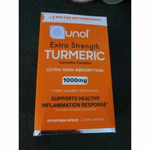 Qunol Turmeric Curcumin Ultra High Absorption 1000mg Supplement - 120 Caps  (K3) - £29.89 GBP