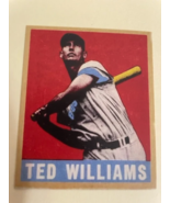 1948 Leaf Ted Williams #76 *Reprint* novelty baseball card. Red Sox. - $9.60 CAD