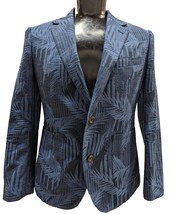Bonobos Slim Fit Blue Floral Italian Fabric Mens Sport Coat Blazer Emmetex $500 - £215.75 GBP