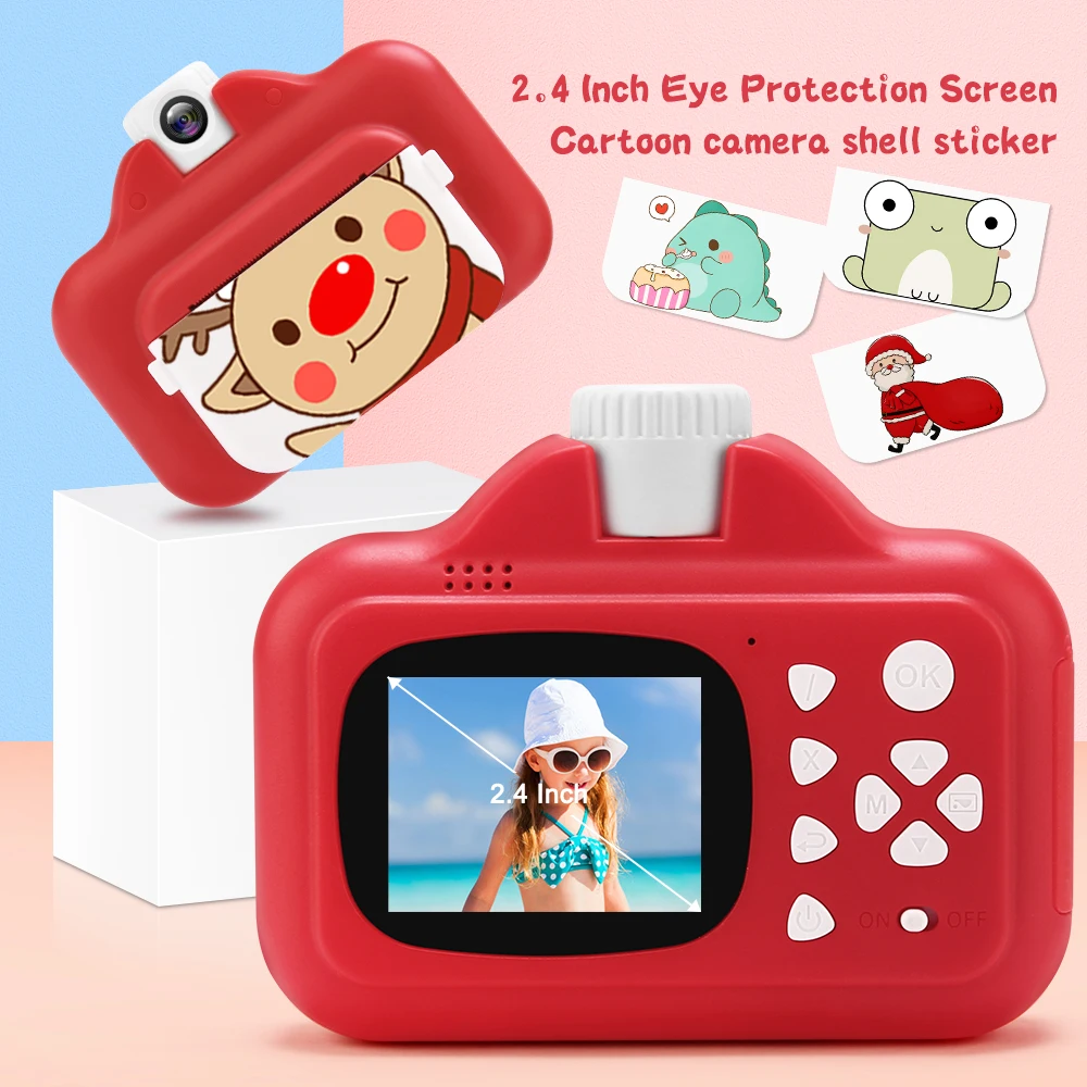 Kids Instant Print Camera Toy 1080P HD Video Digital Camera WIFI Phone Printing - £29.77 GBP+