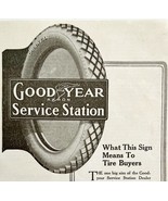 1916 Goodyear Tires Service Station Advertisement Akron Ohio DWMYC2 - $371.09 MXN