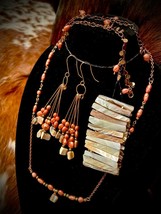 Handmade Mother of Pearl Beaded Campfire Set - £19.98 GBP