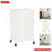 Effortless Laundry Organization: 100L Rolling Hamper with Removable Line... - $84.10