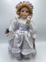 Vintage Violet Porcelain Seymour Mann Connoisseur Doll Collection 16&quot; wi... - $11.39