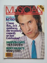 1983 Musician Magazine August The Kinks - Marvin Gaye - Roxy Music&#39;s  M90 - £9.37 GBP