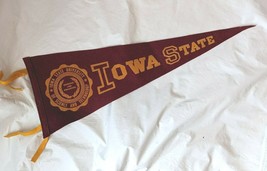 Vintage 1950s Iowa State University Cyclones Science Soft Felt Pennant 23 x 8 in - £62.85 GBP