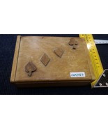 Cards wood box, double old &amp; cards [GAM10127] - $61.12 CAD
