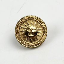 Vintage BSA Cub Scout National Summertime Award Pin Gold Tone 3/4&quot; - £6.36 GBP