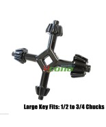 4 Way LARGE  Drill Press Chuck Key 1/2 to 3/4 Universal Combination - €6,13 EUR