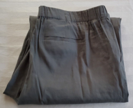 NWT J Jill Coriander Green Linen Blend Pants Size 2X Elastic Waist - £27.68 GBP
