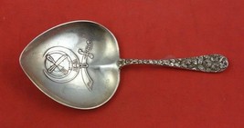 Baltimore Rose by Schofield Sterling Silver Nut Spoon heart shape  3 7/8&quot; - £85.51 GBP