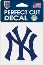 MLB New York Yankees Logo on 4&quot;x4&quot; Perfect Cut Decal Single WinCraft - $10.99